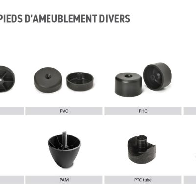 Pieds d’ameublement divers